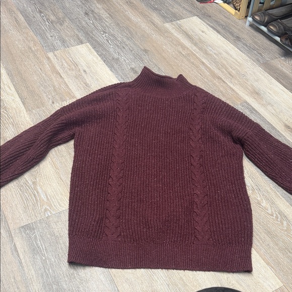 Abercrombie & Fitch Sweaters - Abercrombie & Fitch Women's Burgundy Sweater Size Large